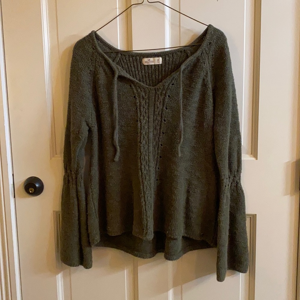 Hollister bell sleeve sweater